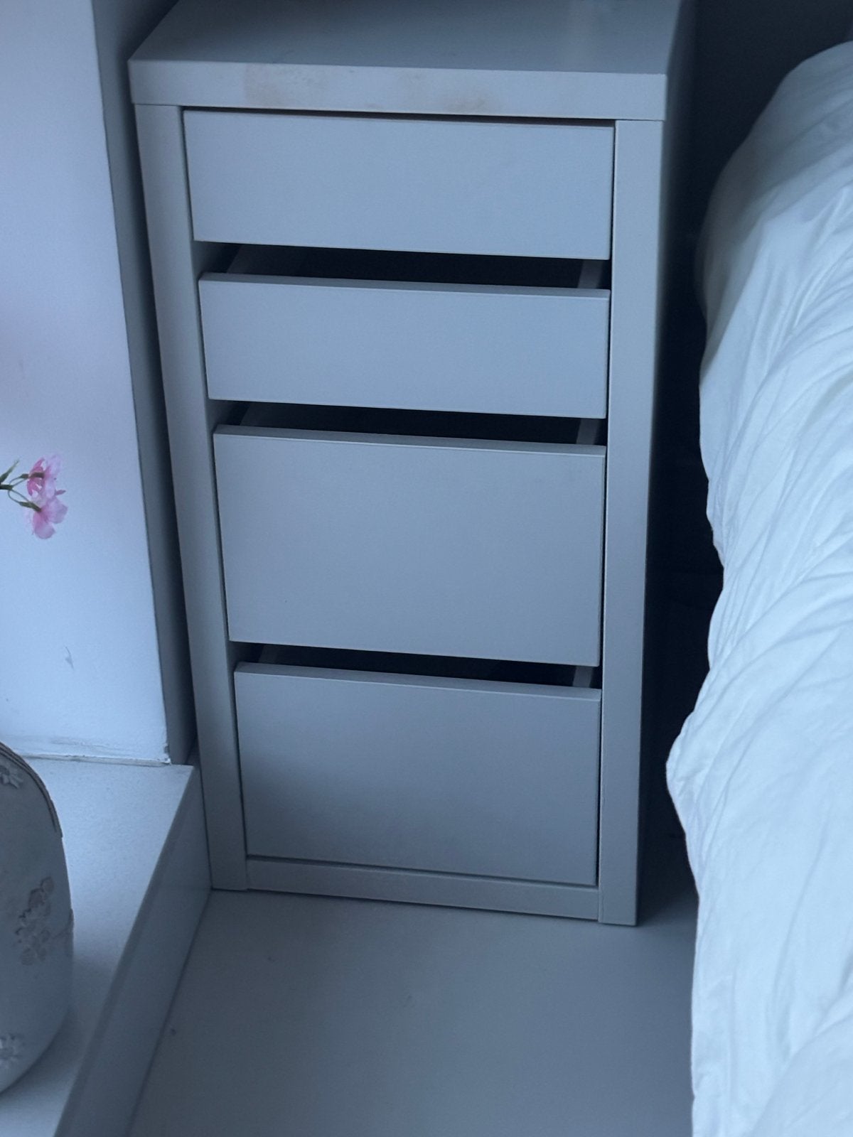 Ikea Micke ladenblok - Gebruikt, maar in goede staat, 3 of 4 laden, Ophalen, Gebruikt