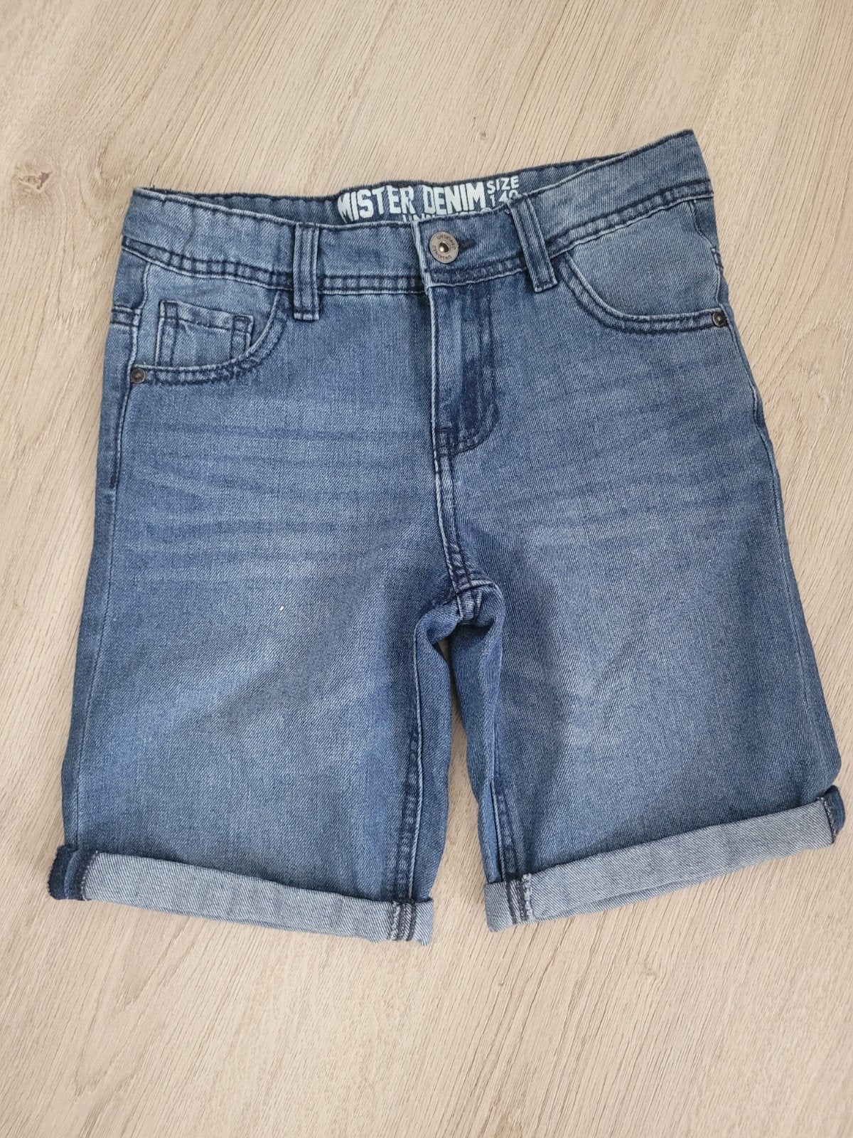 Nieuwe spijkerbroek maat 140 - nooit gedragen, Mister Denim, Nieuw, Jongen, Ophalen