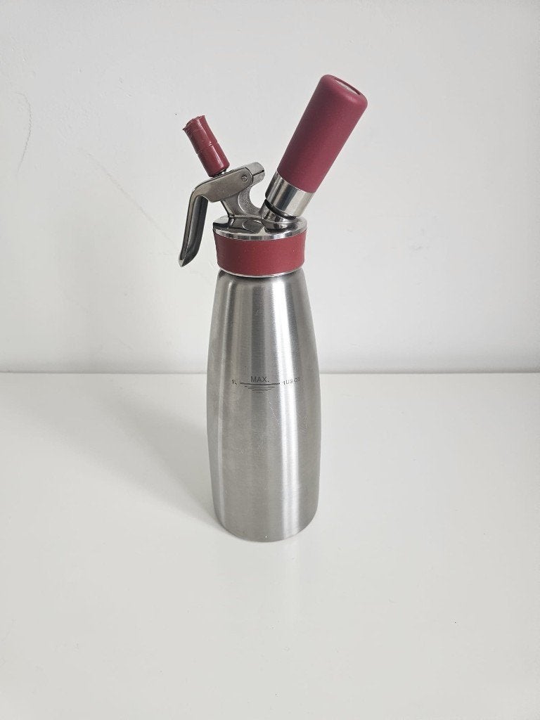 iSi Gourmet Whip 1L RVS Professionele Slagroomspuit, Huis en Inrichting, Keuken | Keukenbenodigdheden, Ophalen of Verzenden, Zo goed als nieuw