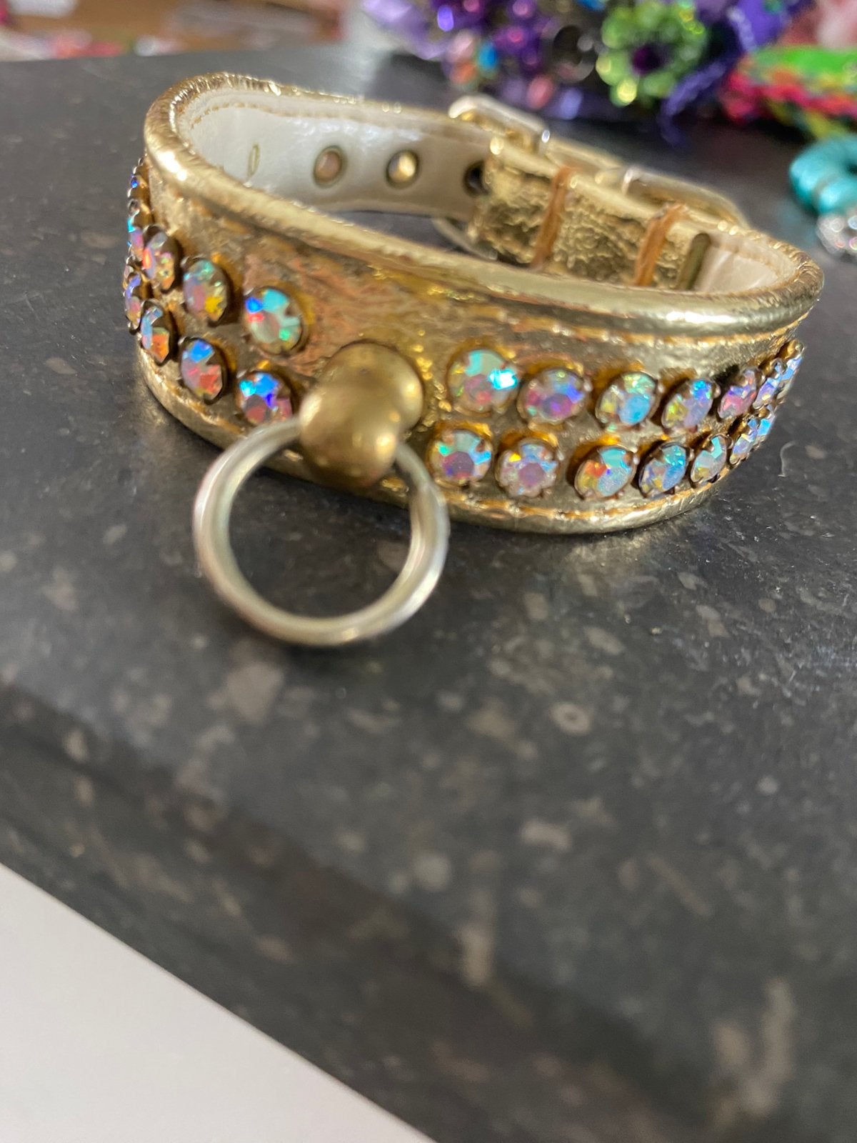 Halsband pup chihuahua AB stenen, Ophalen of Verzenden, Nieuw