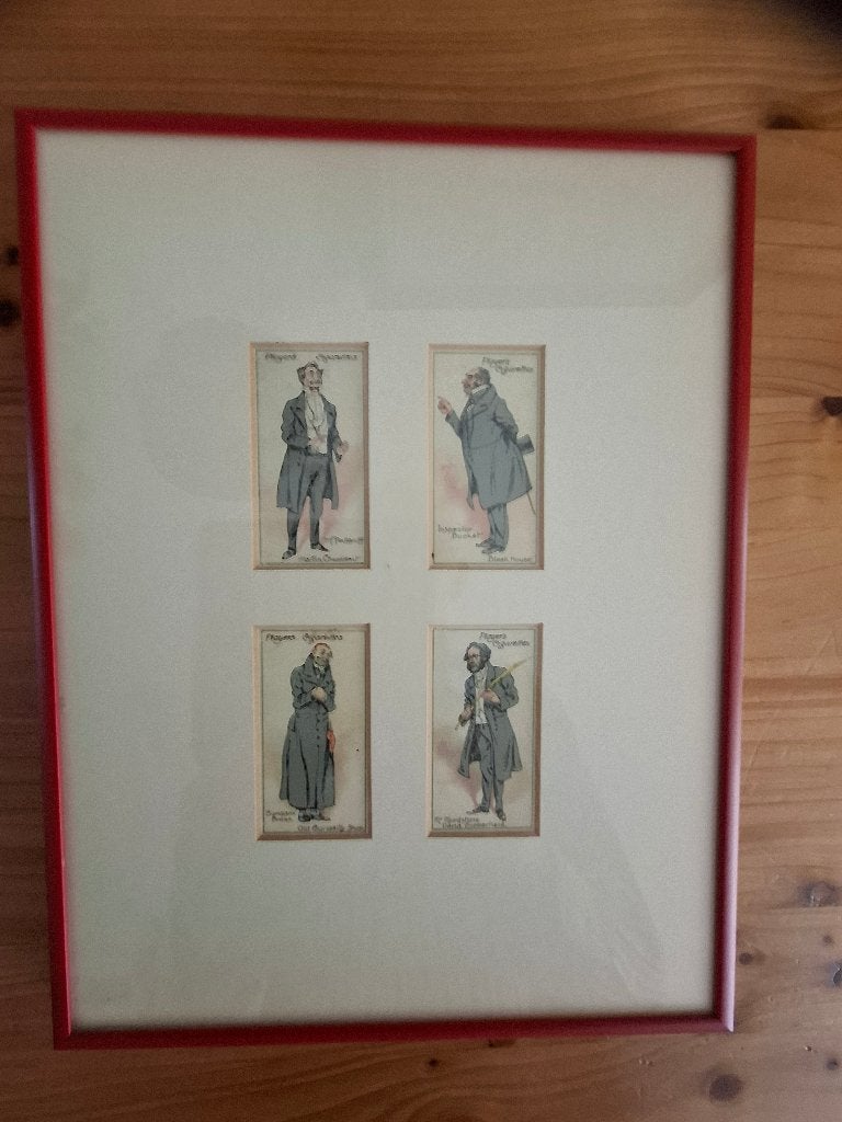 Vier mooie etsen Player's Cigarettes., Ophalen of Verzenden, Ets
