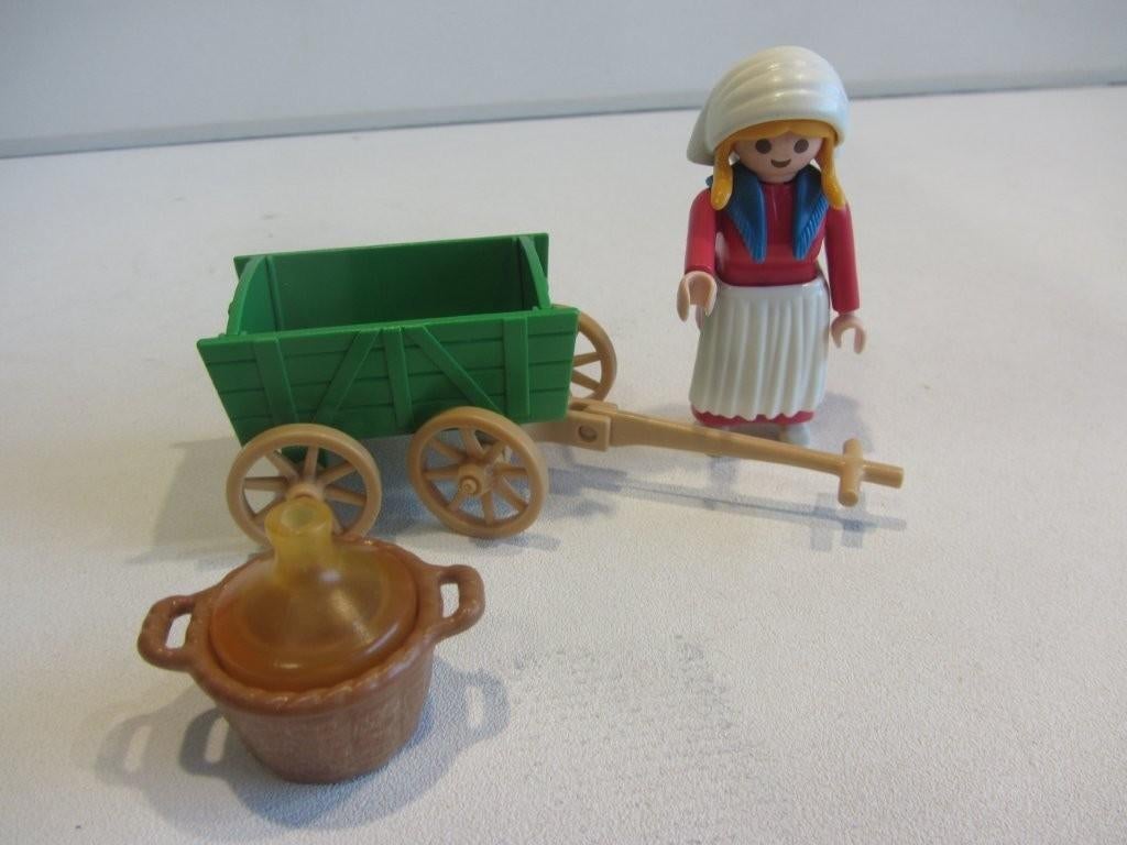 Playmobil Vintage Victoriaanse boerin met bolderkar, Ophalen of Verzenden, Gebruikt, Los playmobil
