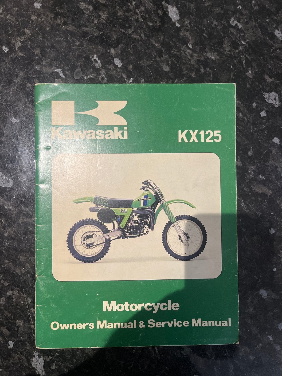 Kawasaki KX125 Motorcycle Handleiding & Service Manual, Motoren, Ophalen, Kawasaki