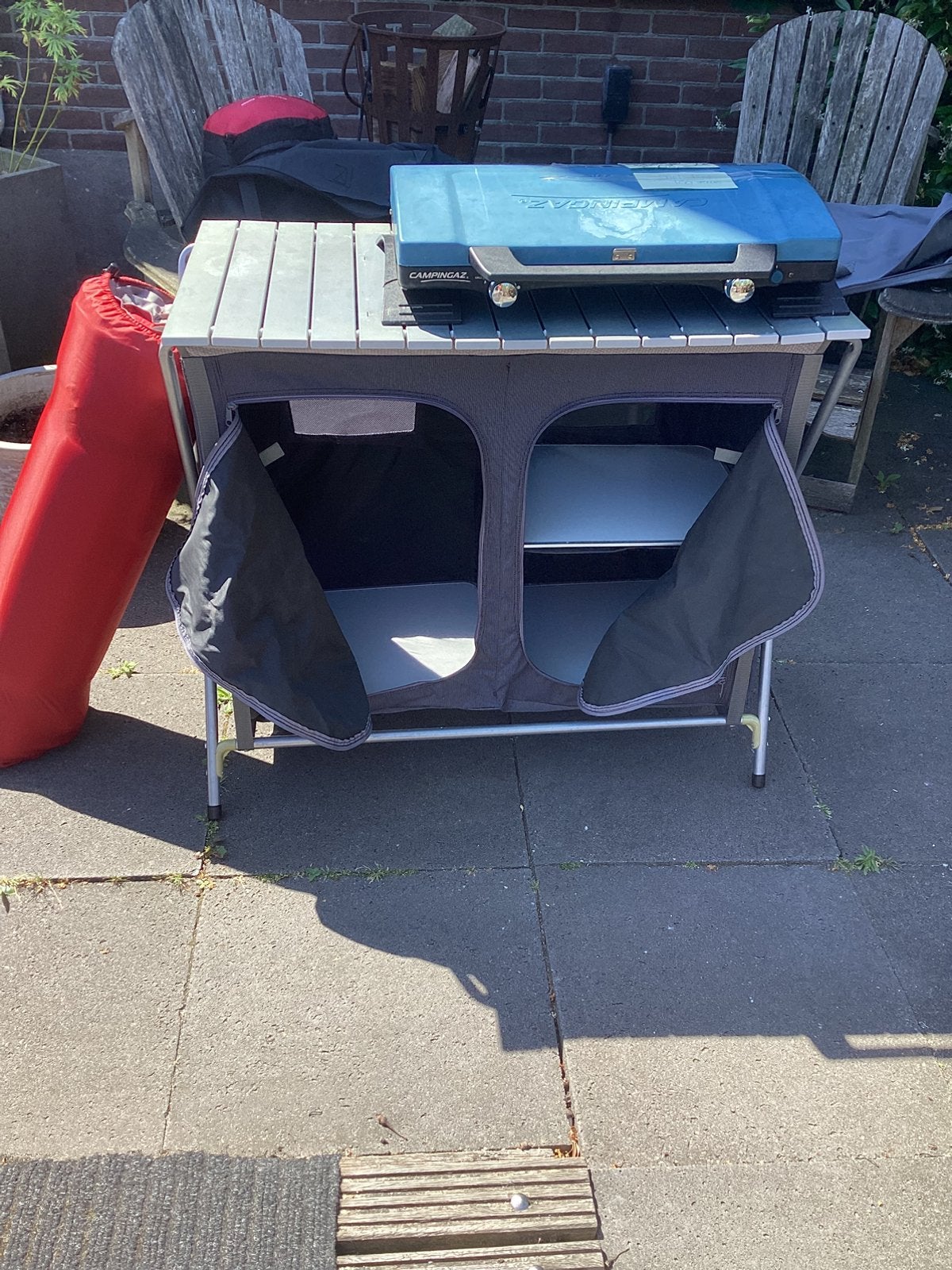 Kooktafel zonder kooktoestel. Alleen de kast, Caravans en Kamperen, Kampeeraccessoires, Ophalen, Gebruikt