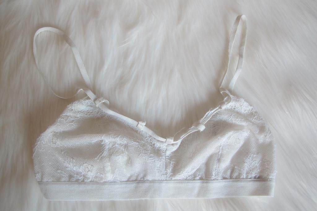 White lace bralet, Ophalen of Verzenden, Wit, BH
