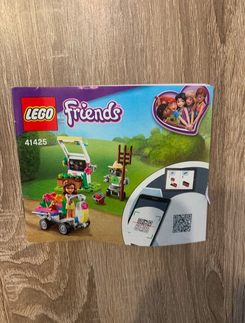 Lego Friends 41425 Olivia's Bloementuin - Compleet met doos, Lego, Ophalen of Verzenden, Zo goed als nieuw, Compleet