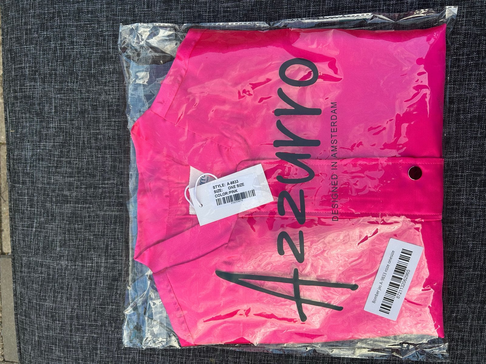Azzurro roze bomberjack - Nieuw in verpakking, Kleding | Dames, Ophalen, Nieuw, Roze