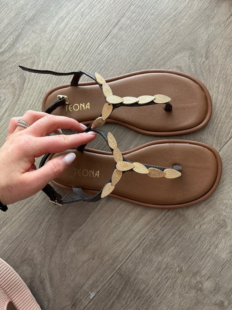 Sandals, Verzenden, Zwart, Nieuw, Sandalen of Muiltjes
