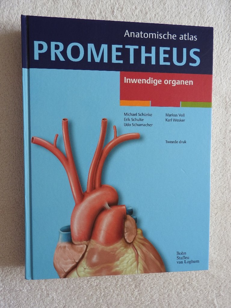 Anatomische Atlas Prometheus - Inwendige organen - Anatomie, Ophalen of Verzenden, Alpha, Zo goed als nieuw, HBO