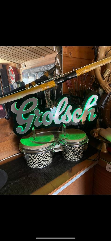 Grolsch lamp 100 euro, Ophalen of Verzenden, Zo goed als nieuw, Lichtbak of (neon) lamp