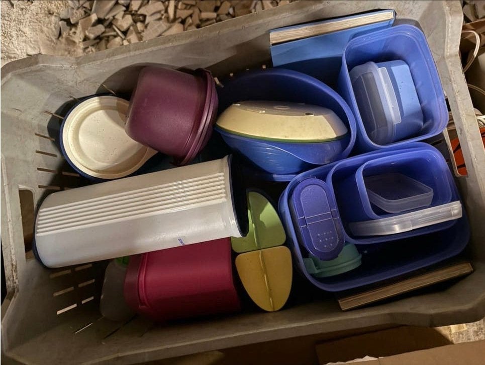 Partij Tupperware, diverse bakjes en schalen, Huis en Inrichting, Ophalen, Gebruikt, Overige kleuren, Overige typen