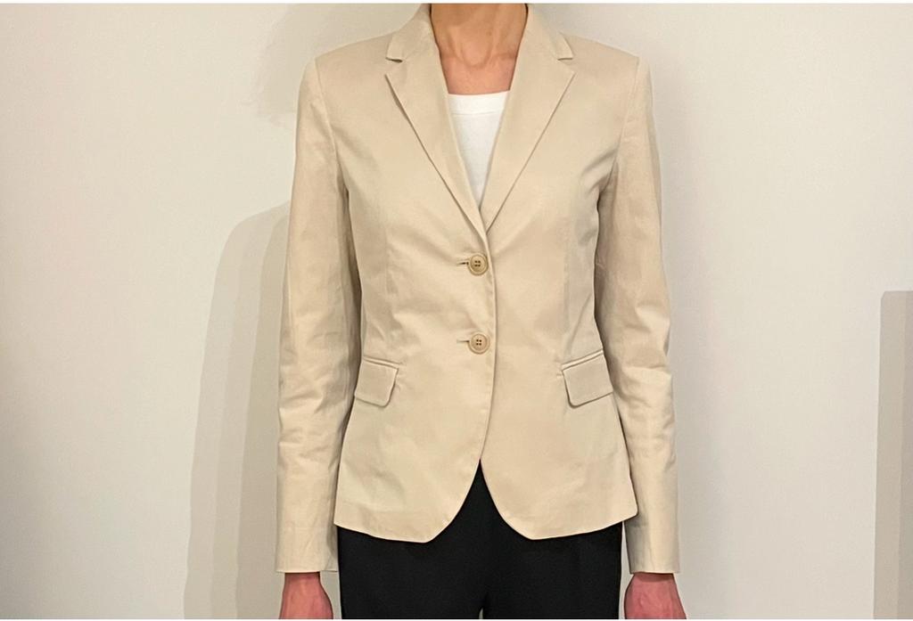 Max Mara Blazer - Uitstekende staat - Maat XS, Beige, Ophalen of Verzenden, Zo goed als nieuw, Jasje