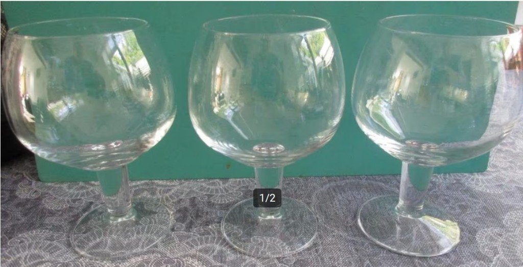 3 x nieuw groot wijnglas - 600 ml inhoud, Ophalen of Verzenden, Zo goed als nieuw, Overige typen