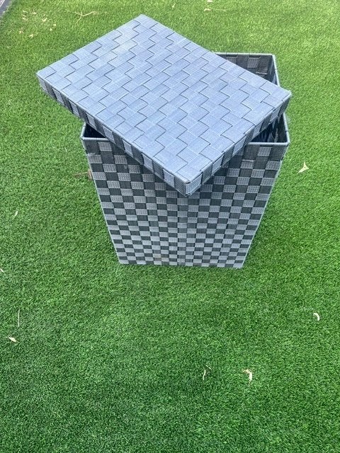 wasbox, Ophalen, Zo goed als nieuw, Grijs, Wasmand
