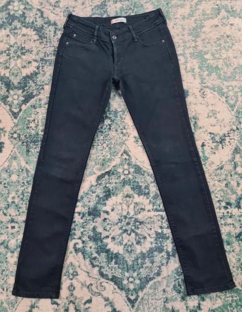 Levi's 571 slim fit W31 L34 WMN Tulsi3134 Stretch Zwart, Zwart, Ophalen of Verzenden, Zo goed als nieuw, W30 - W32 (confectie 38/40)