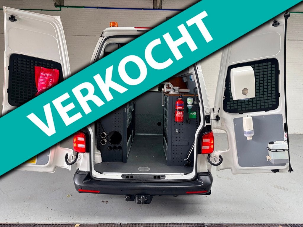 Volkswagen Transporter L2H3 extra hoge Servicewagen 2.0 TDI, Auto's, Bestelauto's, Voorwielaandrijving, Stof, Gebruikt, 4 cilinders