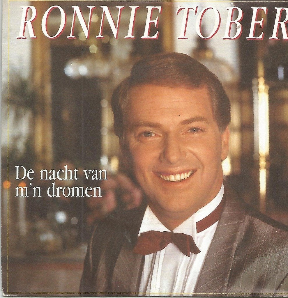 Ronnie Tober ‎– De Nacht Van M'n Dromen (1988), Fotohoes, 7 inch, Ophalen of Verzenden, Zo goed als nieuw