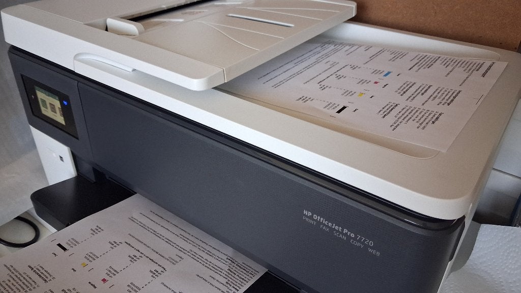 HP OfficeJet Pro 7720 All-in-One Printer met volle patronen, Ophalen, Gebruikt, Inkjetprinter, All-in-one