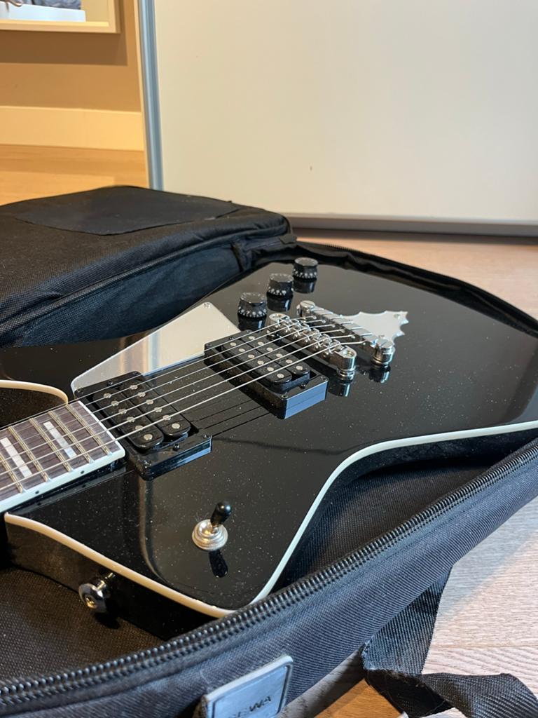 Ibanez Paul Stanley PS60-BK Zwart Elektrische Gitaar, Ophalen, Zo goed als nieuw, Solid body, Ibanez