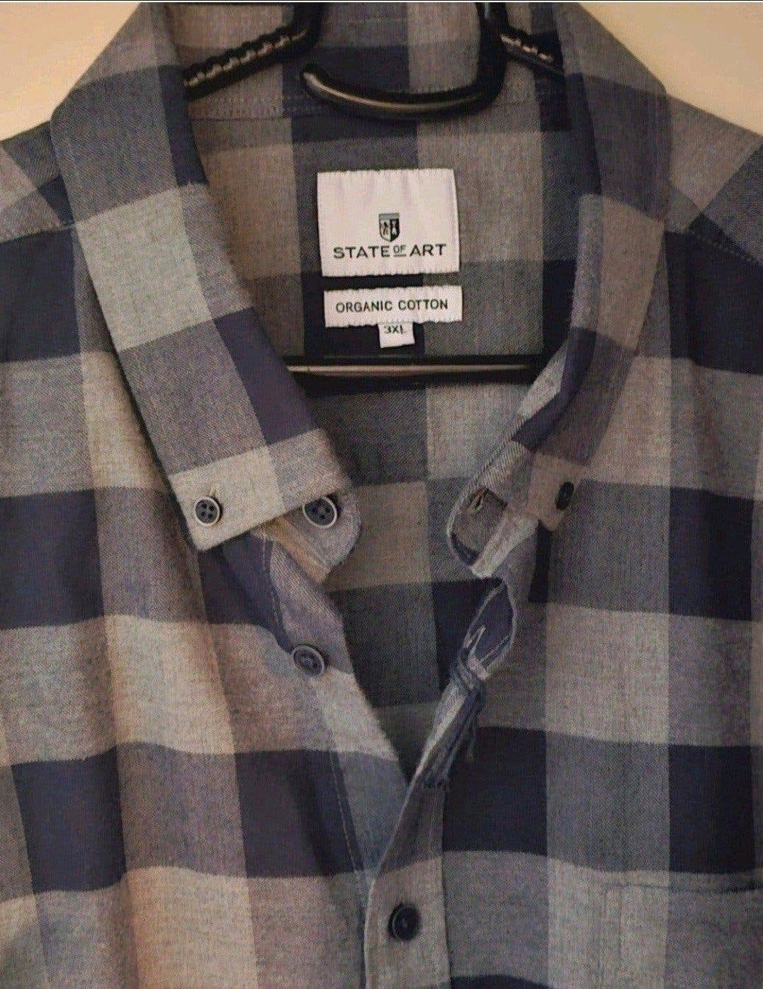 Stijlvol geruit overhemd van State of Art xxxl 3xl, Kleding | Heren, State of Art, Overhemd, Blauw, Ophalen of Verzenden