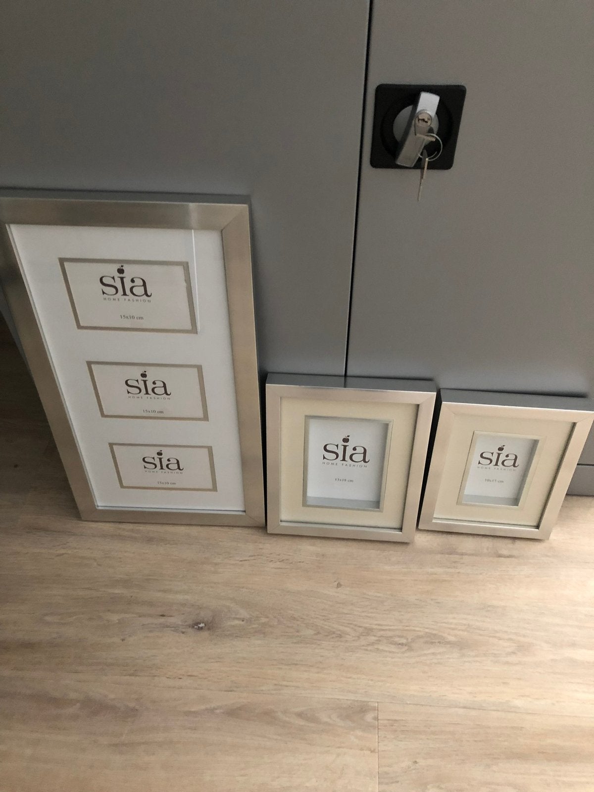 3 fotolijstjes, merk SIA, Ophalen of Verzenden, Zo goed als nieuw, Zilver