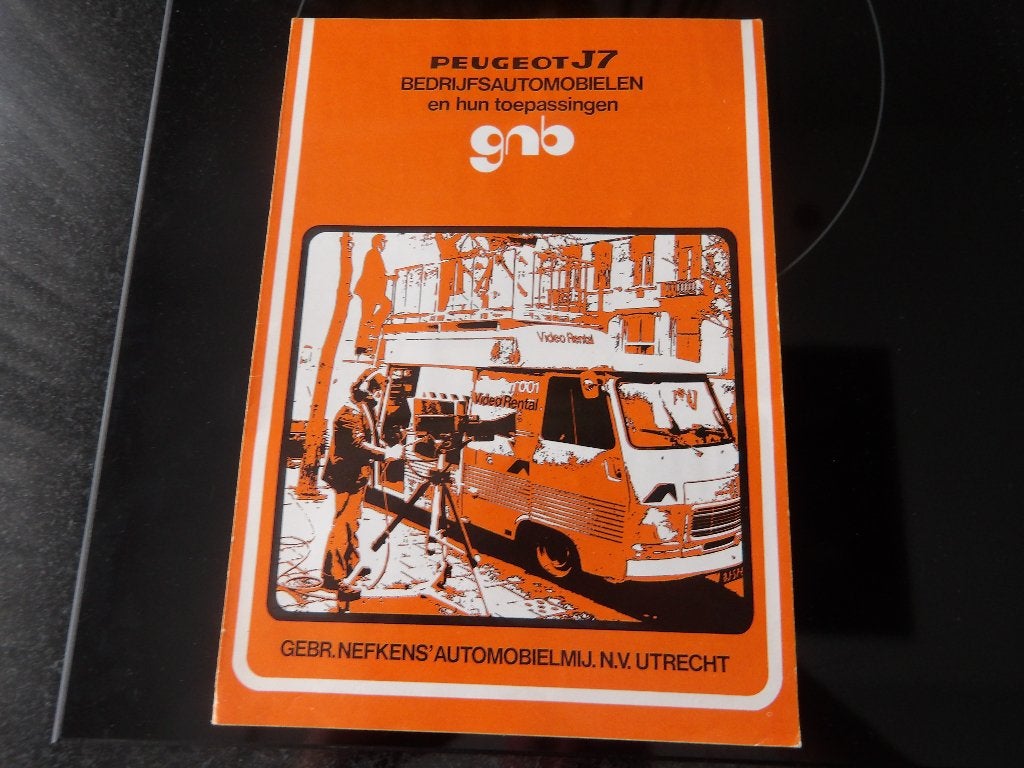 Peugeot J7 Bedrijfsautomobielen Brochure, Ophalen of Verzenden