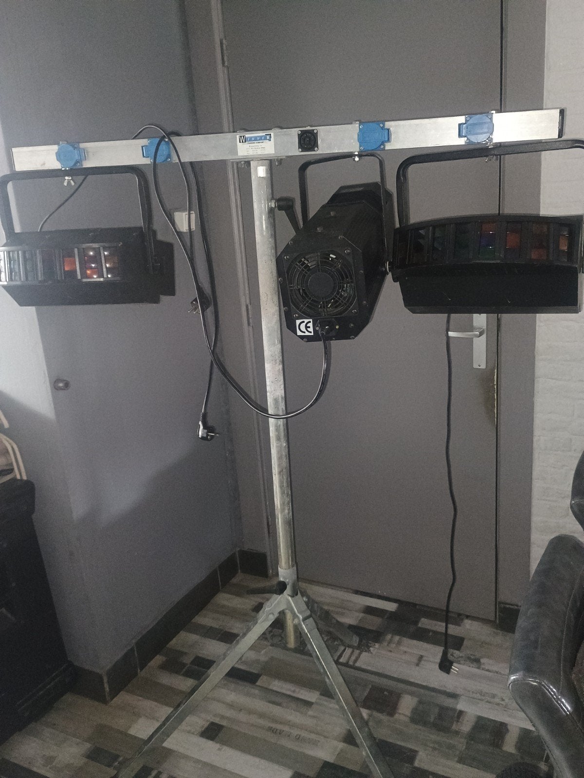 Statief met 3 Showtec Dico lampen, Muziek en Instrumenten, Ophalen, Gebruikt, Licht, Geluidgestuurd