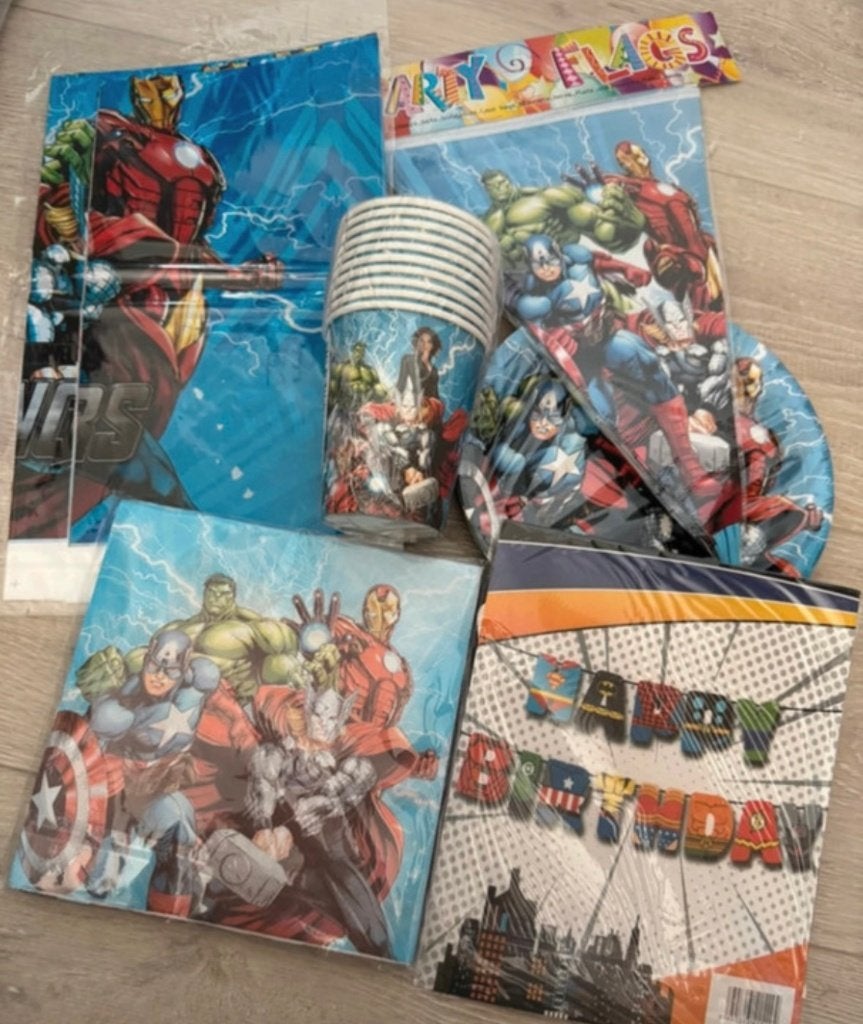Avengers Feestartikelen, Ophalen of Verzenden, Nieuw, Versiering, Verjaardag