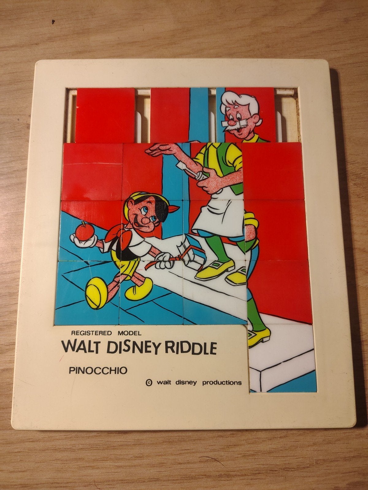 Disney Pinokkio schuifpuzzel, Ophalen of Verzenden, 500 t/m 1500 stukjes