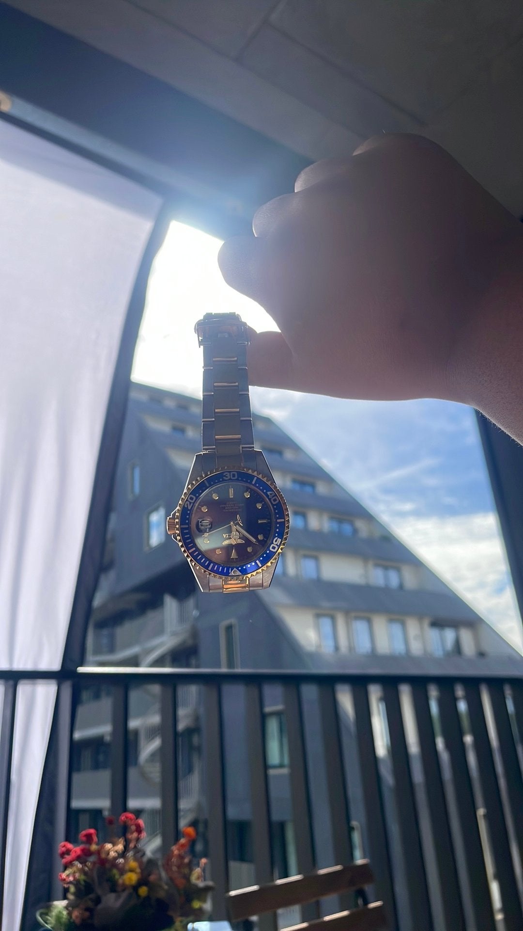 Invicta horloge, Sieraden, Tassen en Uiterlijk, Overige merken, Staal, Polshorloge, Ophalen of Verzenden