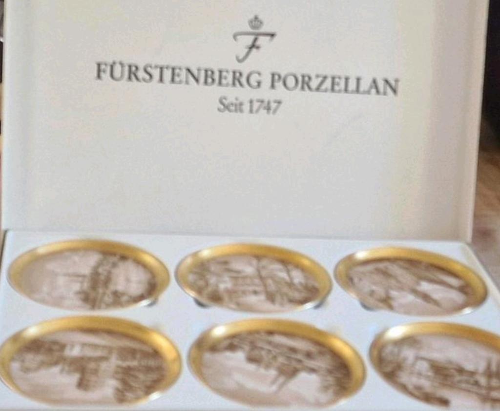 Fürstenberg Porzellan Onderzetters Set - Vintage, Ophalen of Verzenden