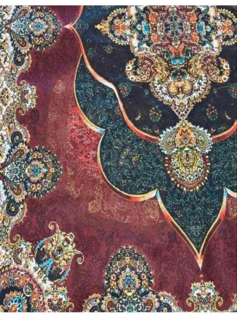 Groot Vloerkleed islamitische perzische abstract tapijt 2M, 100 tot 150 cm, Ophalen of Verzenden, H, H
