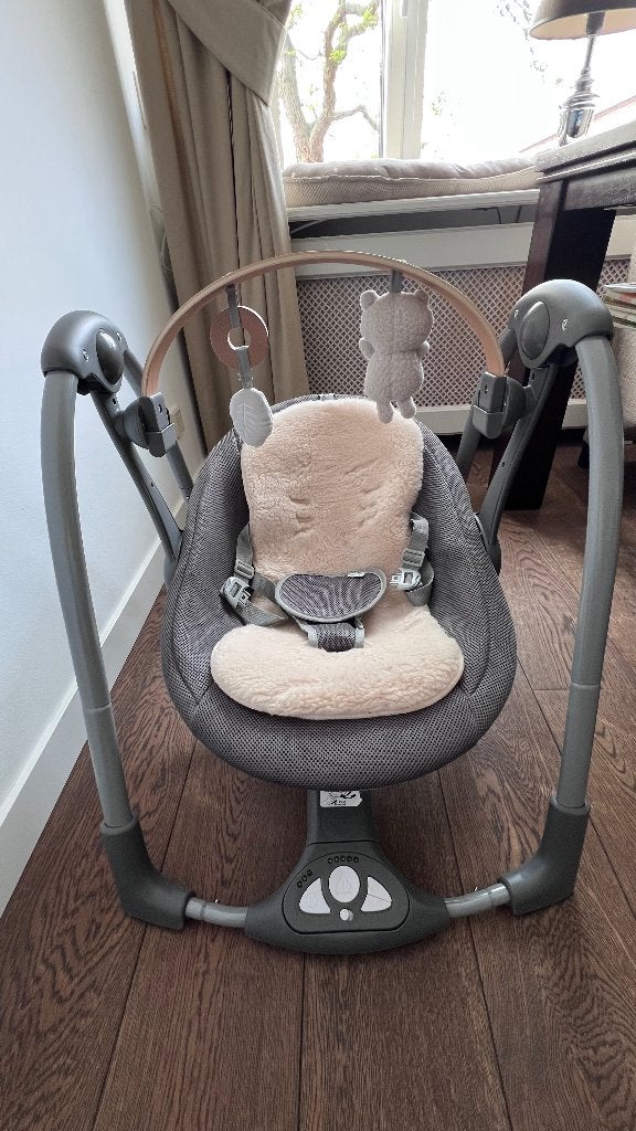 Baby Swing / Elektrische Babyschommel vanaf geboorte, Kinderen en Baby's, Wipstoeltjes, Verstelbaar, Wipstoel, Ophalen of Verzenden