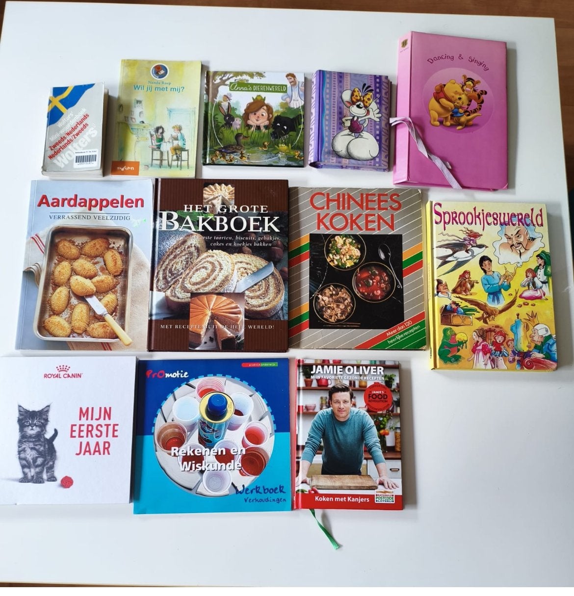 Diverse kookboeken en kinderboeken, Ophalen, Gelezen