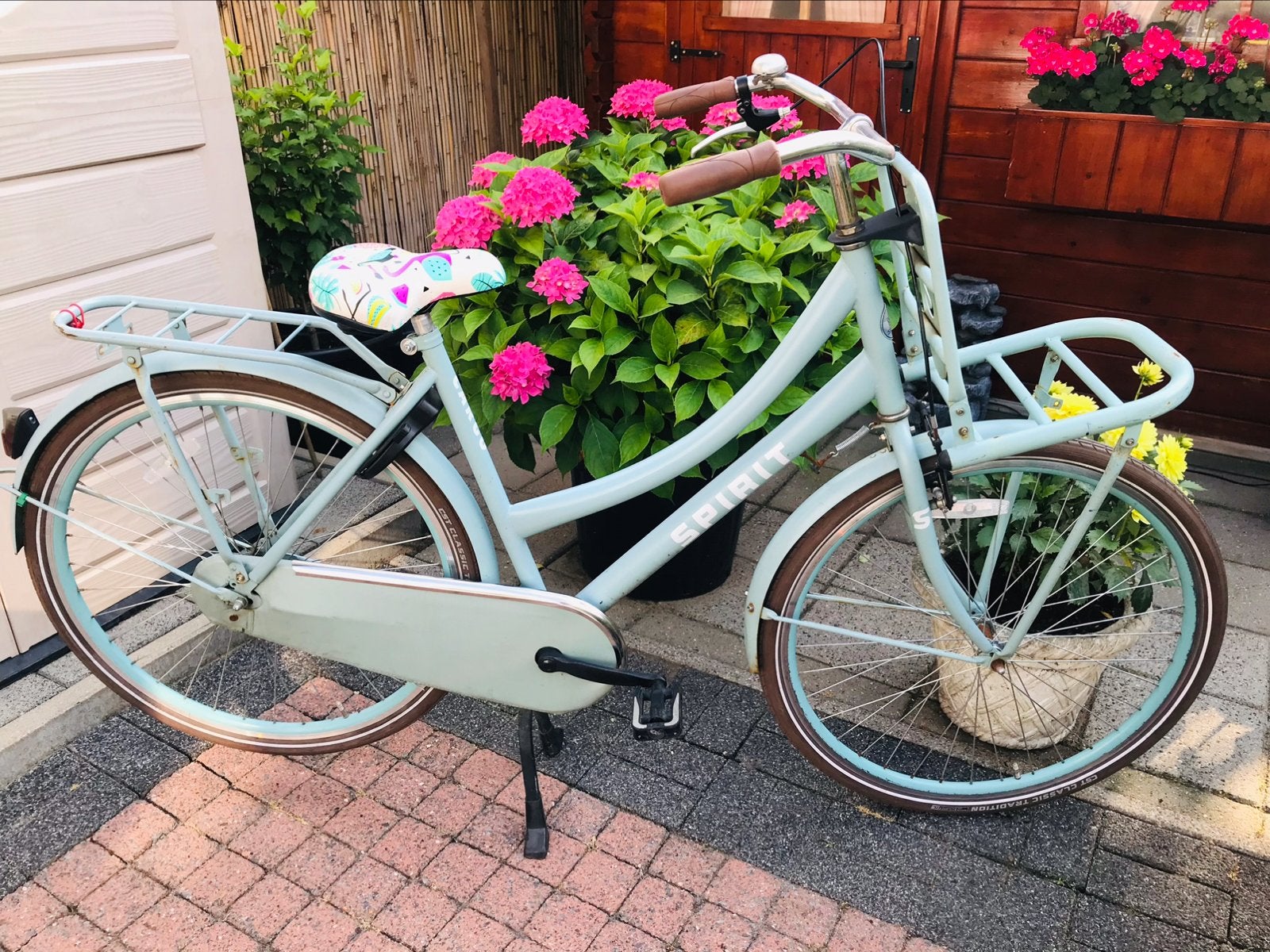 Spirit cargo dames/meisjes fiets 28 inch, Ophalen, Gebruikt, 26 inch of meer, Handrem