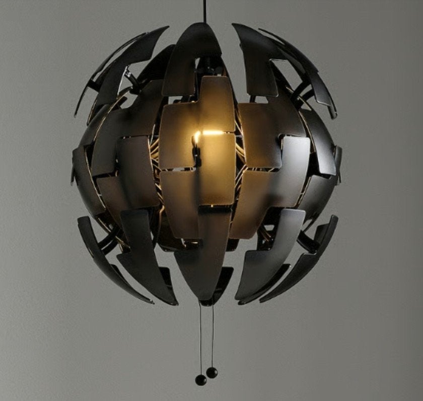 Ikea PS 2014 hanglamp, zwart, Ophalen, Kunststof, Gebruikt, E27 (groot)