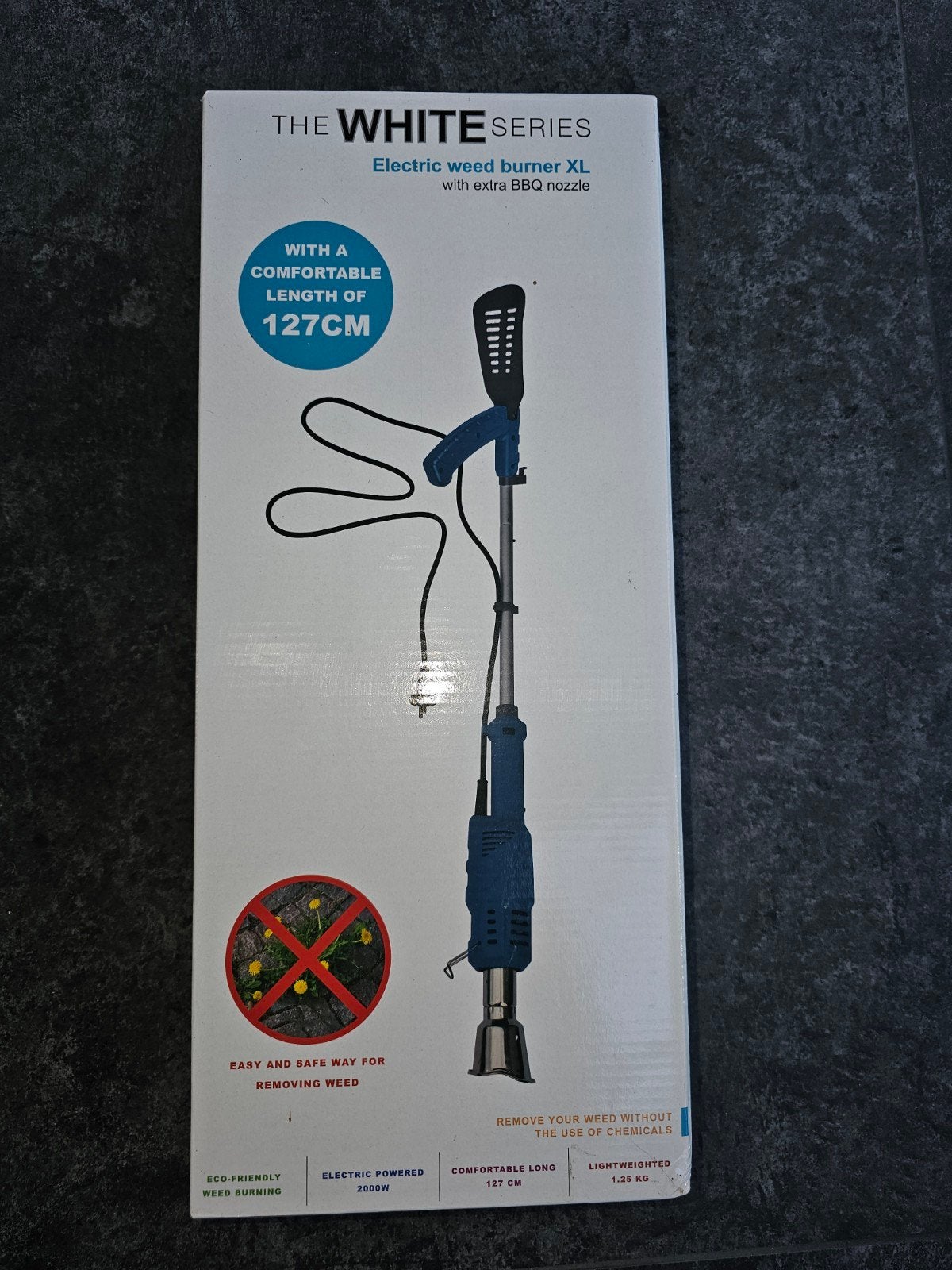 Elektrische onkruidbrander XL met BBQ-mondstuk, Ophalen of Verzenden, Nieuw, THE WHITE SERIES