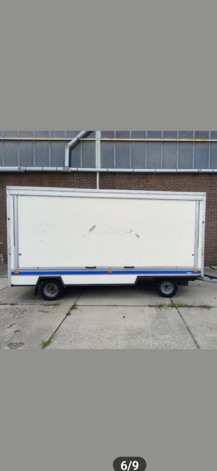 Marktwagen / Marktkraam - 4m lang, 1.60m breed, met kenteken, Ophalen