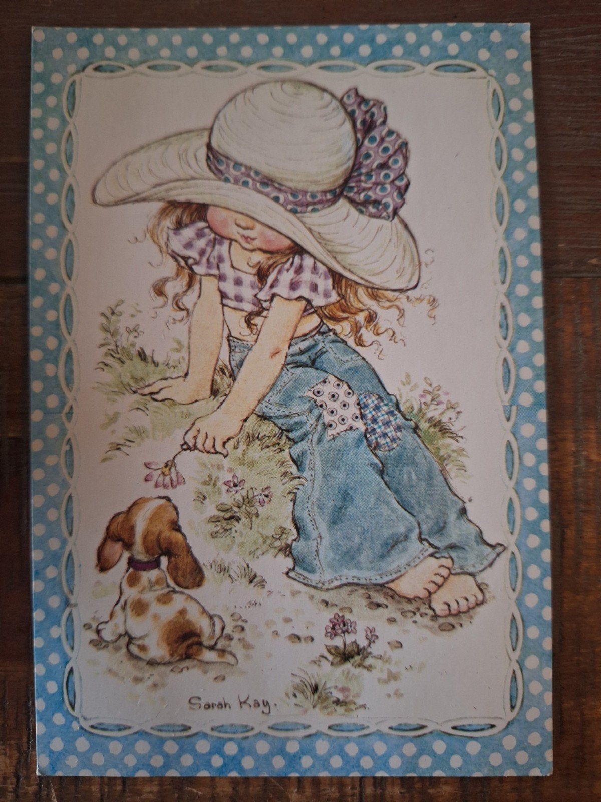 Vintage Ansichtkaart - Sarah Kay, Ophalen of Verzenden, Gelopen, Kinderen