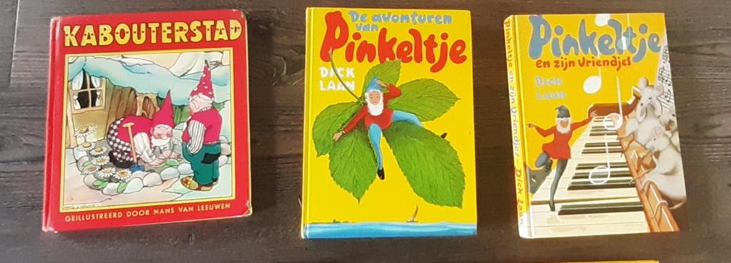 Kabouterstad en 2 Pinkeltje boeken, Ophalen of Verzenden, Gelezen, Dick Laan, Nans van Leeuwen, Sprookjes
