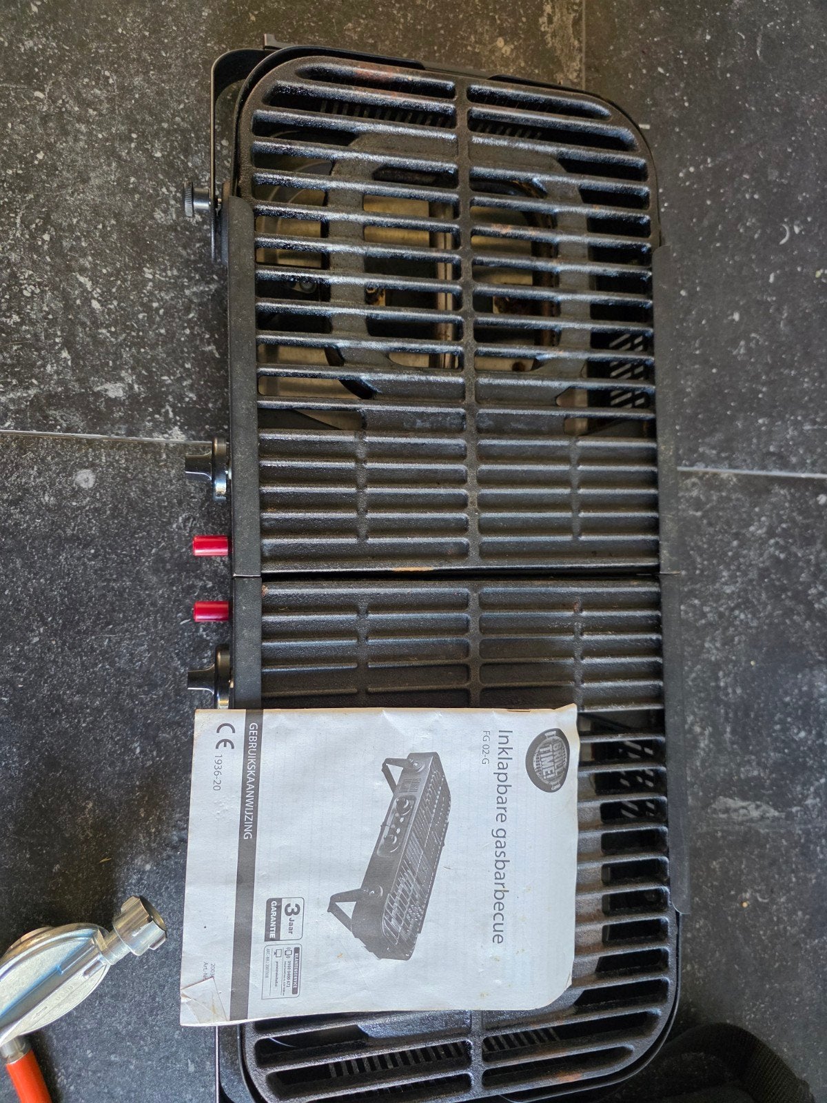 Compacte gasbarbecue - ideaal voor camping of balkon, Ophalen of Verzenden, Gebruikt