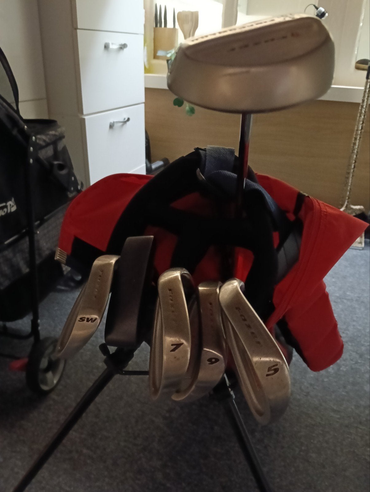 Complete golfset met tas en schoenen, Ophalen of Verzenden, Gebruikt, Set