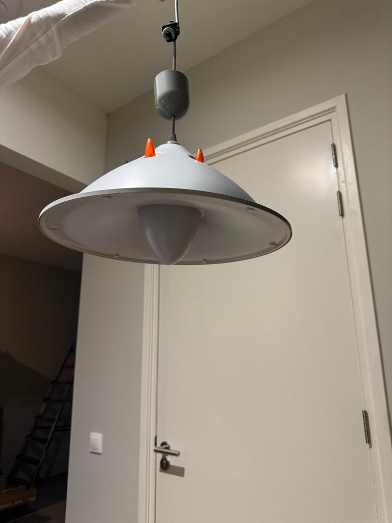 FLOS Light Lite S – Philippe Starck – vintage designlamp, Kunststof, Gebruikt, Jaren '90, E27 (groot)