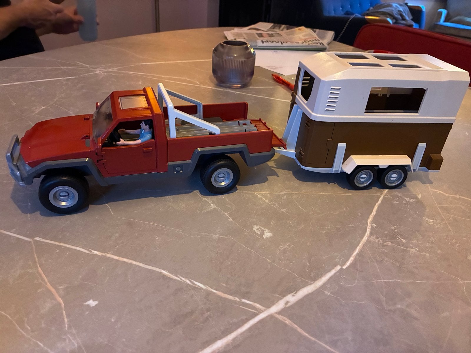 Schleich Voertuigen Set: Jeep, Truck, Pick-up & Trailer, Ophalen of Verzenden, Zo goed als nieuw