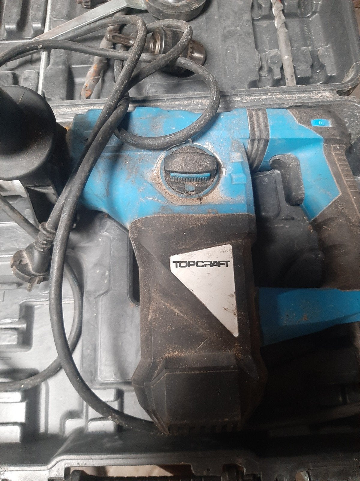 TOPCRAFT Boorhamer - Krachtige en Betrouwbare Machine, Boor- en/of Breekhamer, Ophalen of Verzenden, Klopboormechanisme, Gebruikt