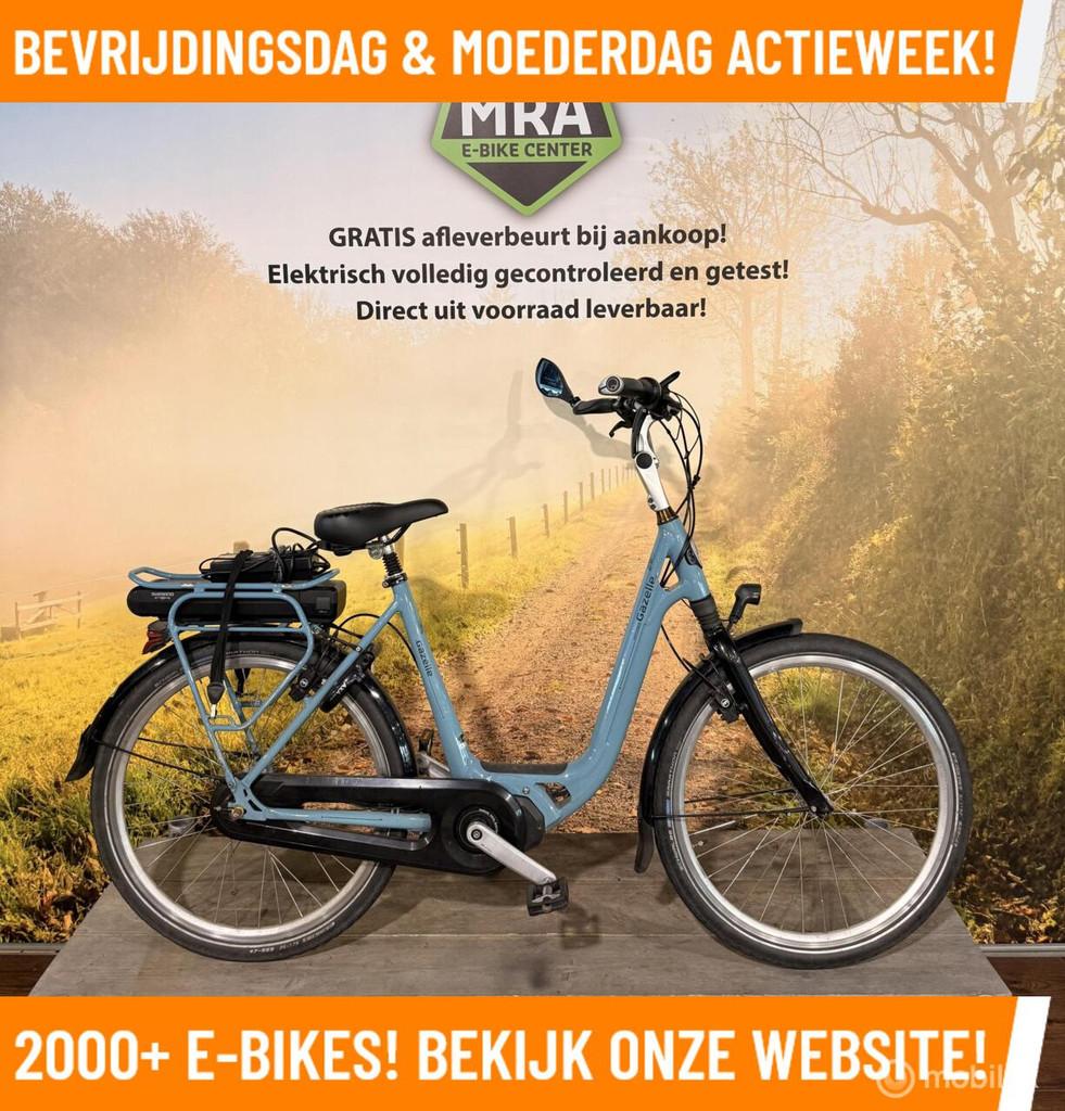 Gazelle elektrische fiets met midden motor en lage instap!, 51 tot 55 cm, Gazelle