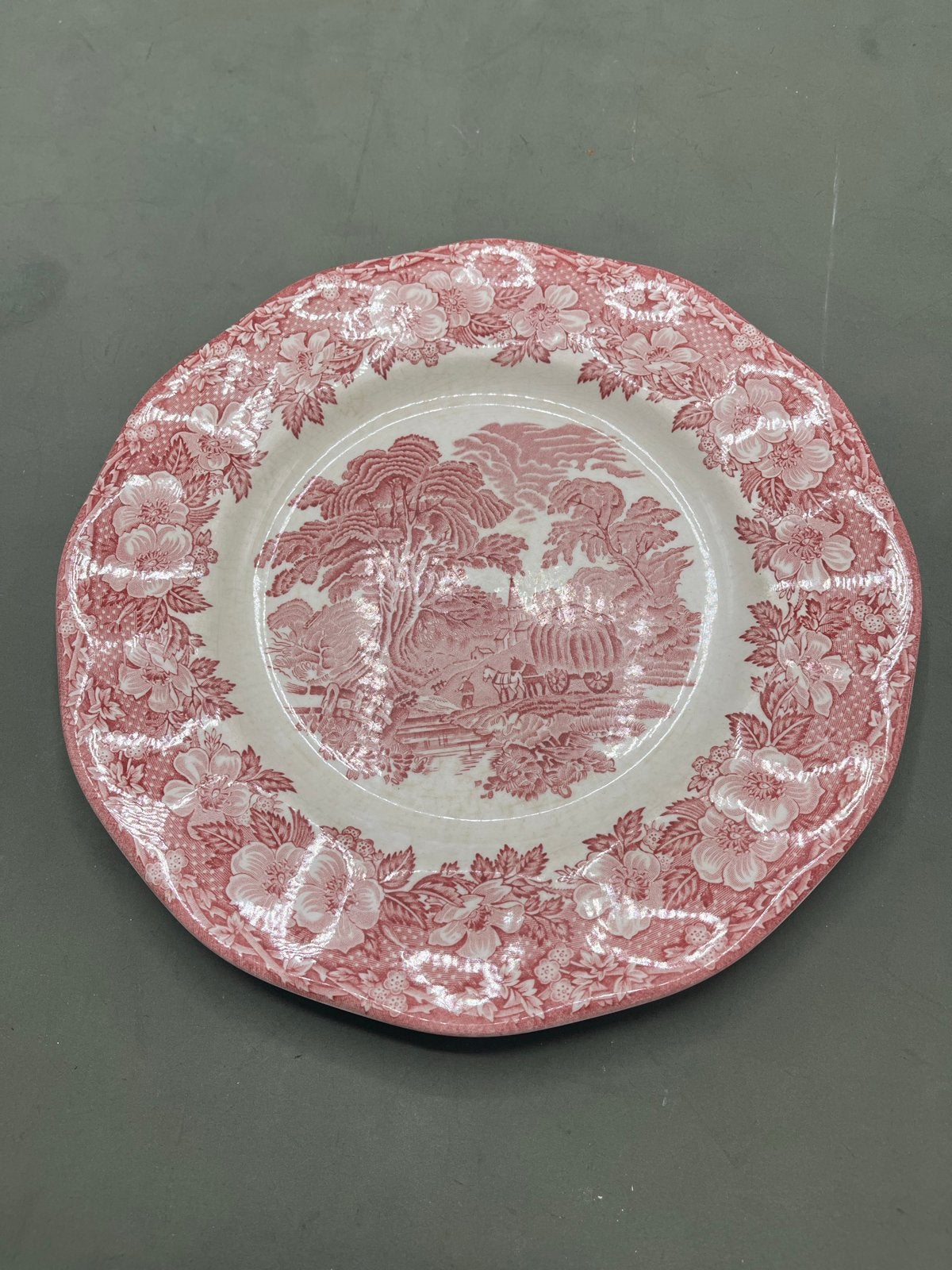 Wedgwood "Woodland" Enoch platteland schap bord, Ophalen