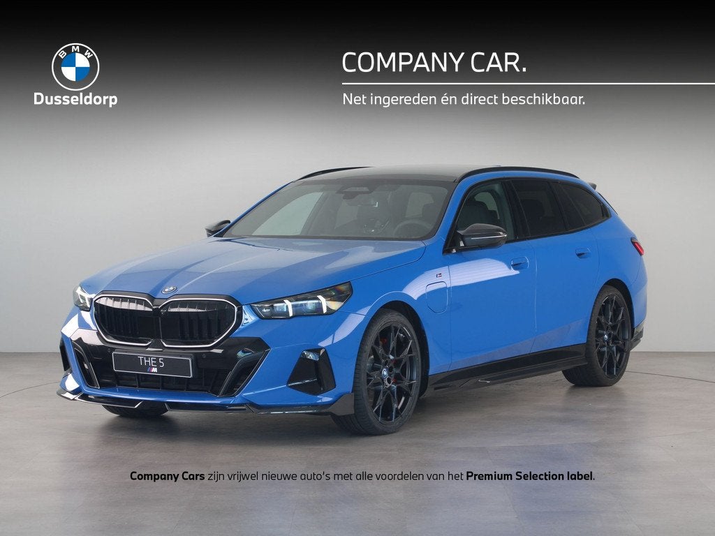 BMW 5 Serie 550e xDrive Touring M-Performance uitgevoerd GEN, Auto's, Blauw, Overige brandstoffen, 489 pk, 2998 cc