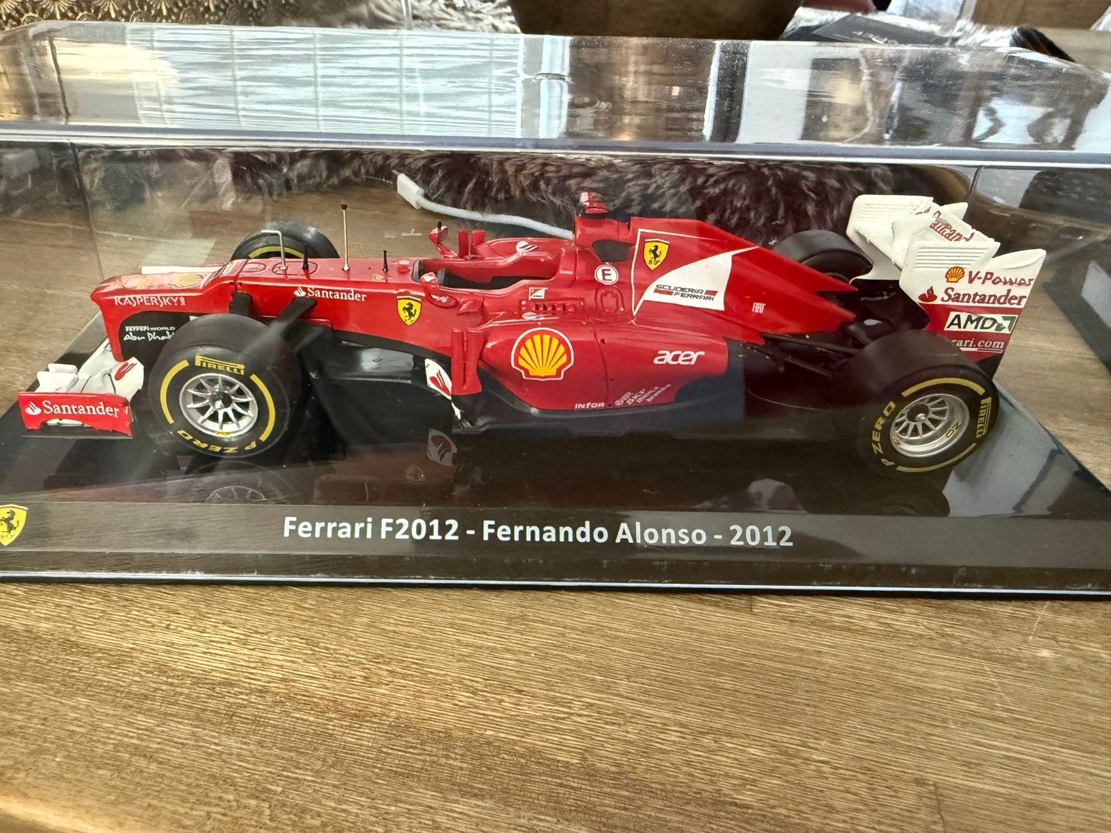Ferrari F2012 - Fernando Alonso - 2012 schaalmodel, Ophalen, Zo goed als nieuw, Auto, Overige merken