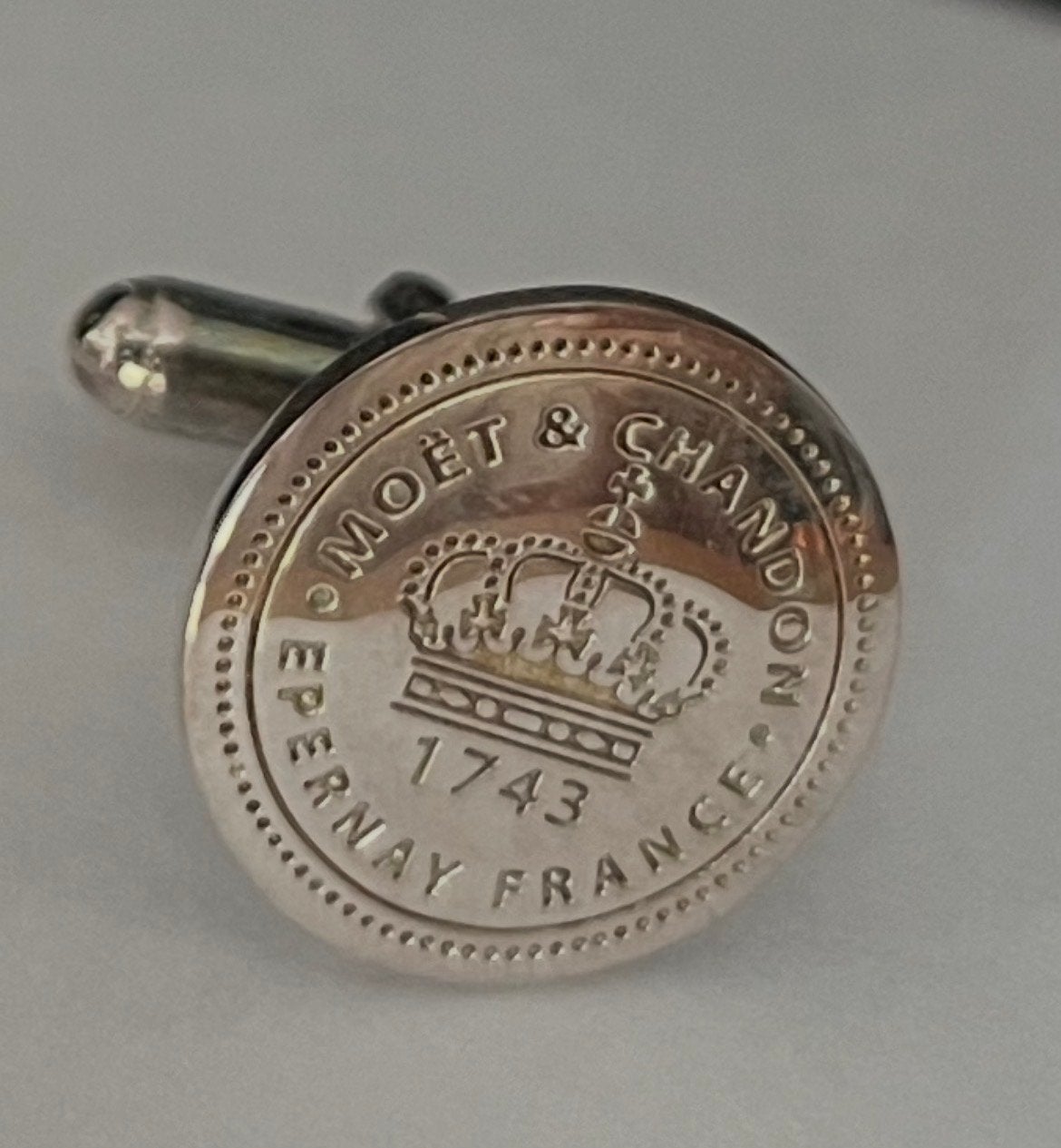 Moët & Chandon Manchetknopen Zilver 925, Ophalen of Verzenden, Nieuw, Zilver